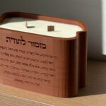 נר מזמור לתודה - חום חמרה